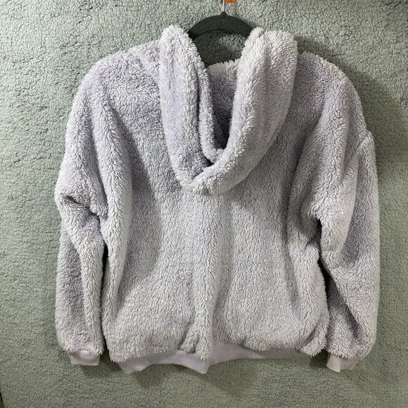 LUKKA LUX Sherpa Fleece Pullover Hoodie Comfy Medium - Picture 4 of 4